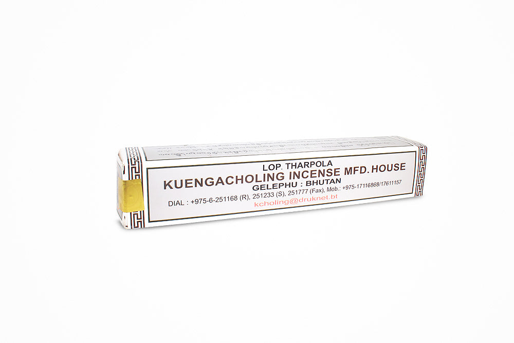 Bhutan Incense sticks by Kuengacholing incense house (chemical free), 38 sticks roll - Druksell.com