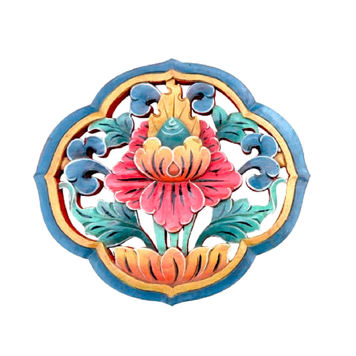 Eight Auspicious Signs, Tashi Ta Gye, Woodcarving, Bhutan Woodwork | Druksell
