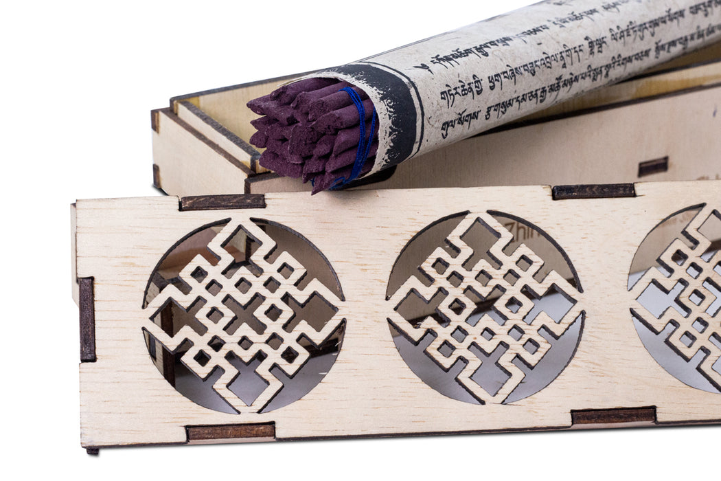 Zhingkham kunchhab chhoetrin bhutan | druksell incense sticks | wooden case