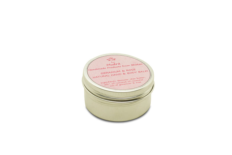 Mudra - Geranium & Rose Natural Hand & Body Balm - Druksell.com (4348181512310)