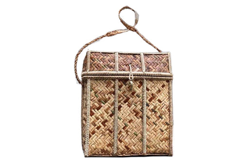 Bhutanese Diamond Weave Basket, 20L - Druksell.com