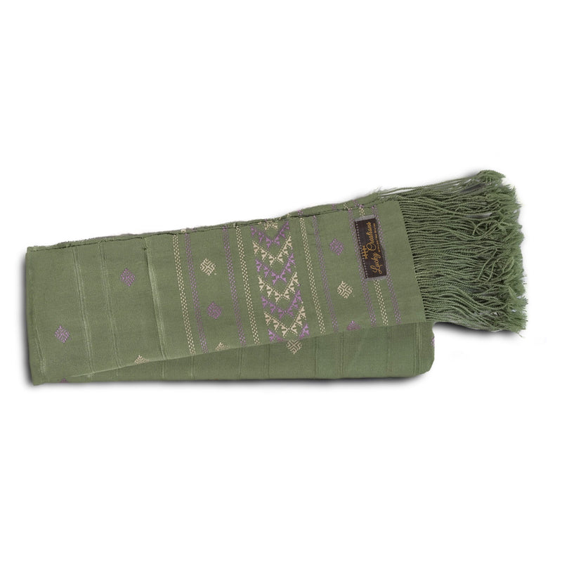Scarf in traditional (Light Green) (4594010062966)