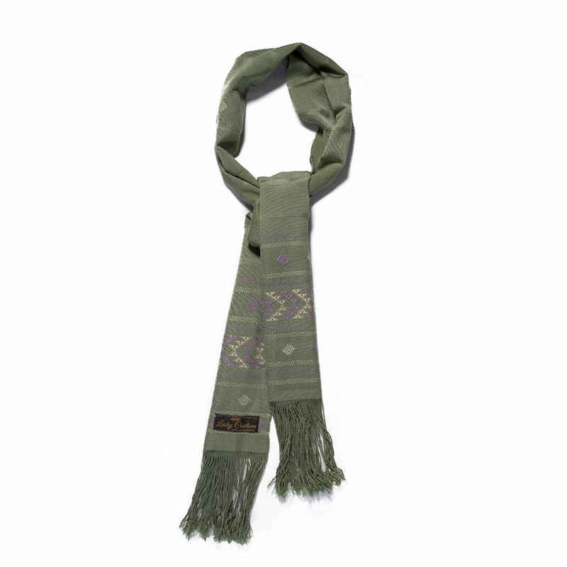 Scarf in traditional (Light Green) (4594010062966)