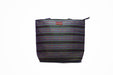 Sling bag with blue and gray stripes - Druksell.com