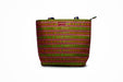 Striped green and orange Sling bag - Druksell.com