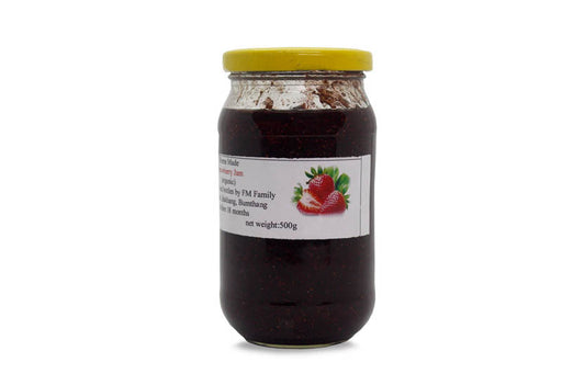 Gourmet & Organic Strawberry jam, 350g - Druksell.com